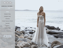 Tablet Screenshot of bridesdesire.com.au